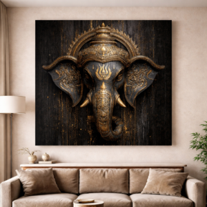 canvas painting for ganesha