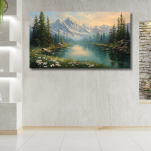 mountain painting for wall vastu