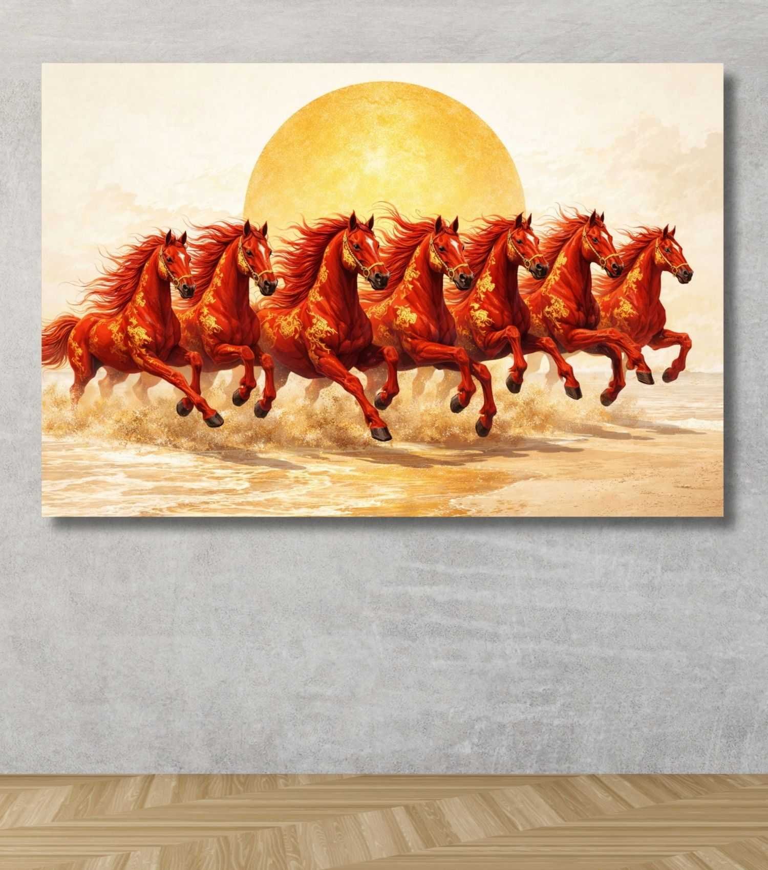 red horse vastu painting5