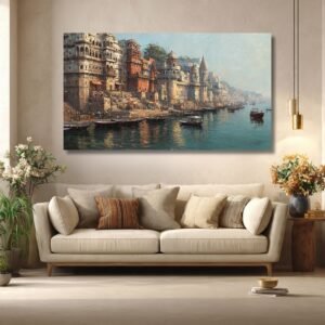 Premium Varanasi Ghat Paintings
